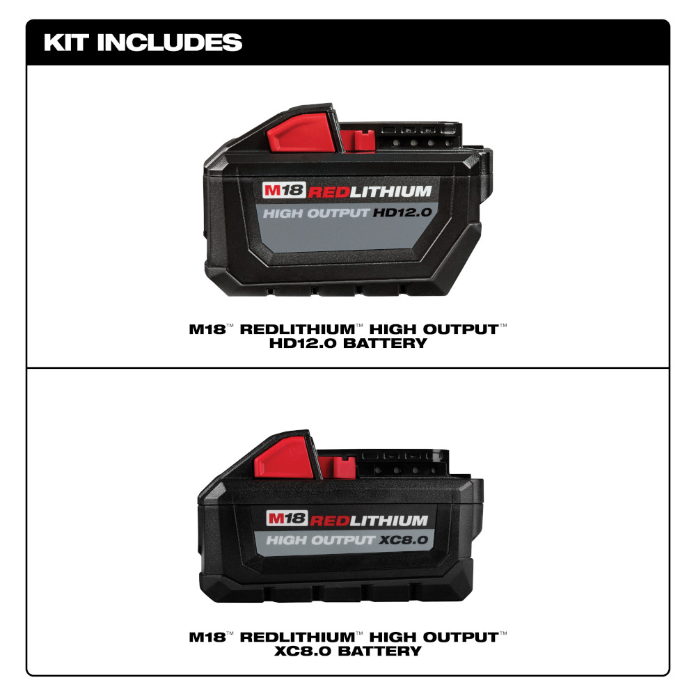 Milwaukee M18 REDLITHIUM High Output XC8.0 Battery  from GME Supply